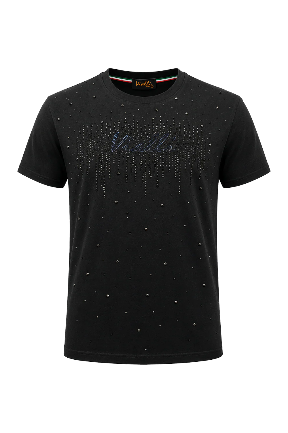 VIALLI NICCO T SHIRT - BLACK VJ26WT89