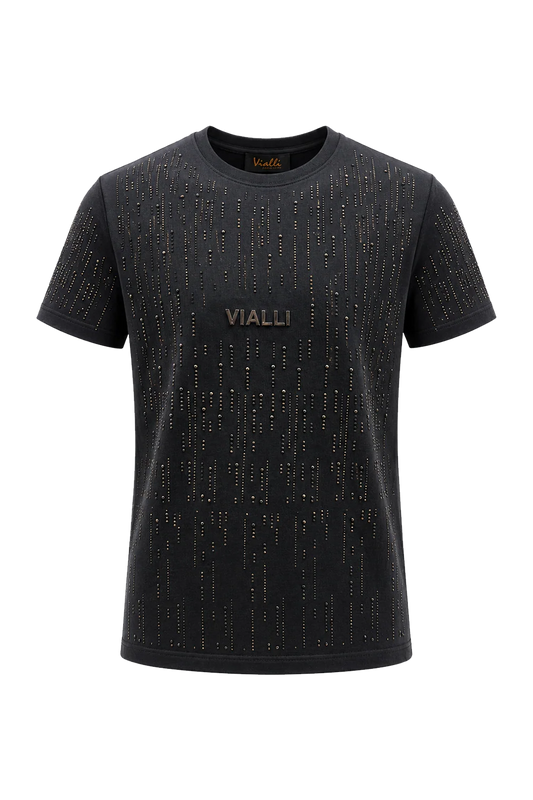 VIALLI NELLY T-SHIRT - BLACK VJ26WT88