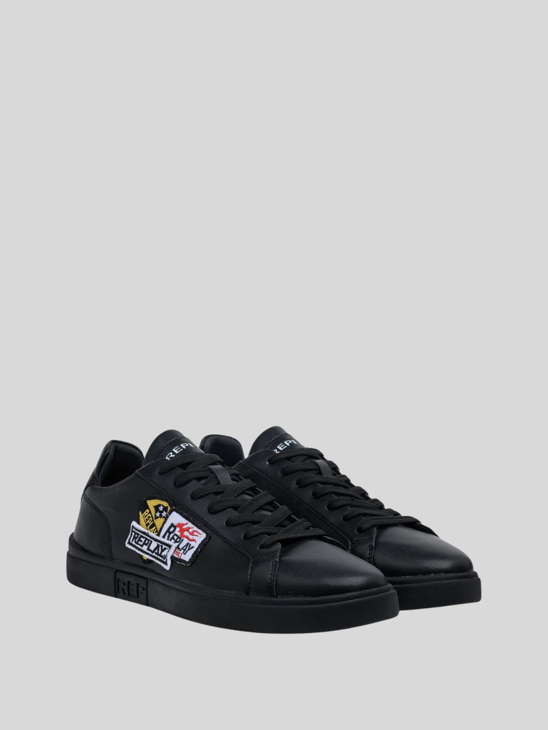 REPLAY SHOE POLYS M COMBO - BLACK