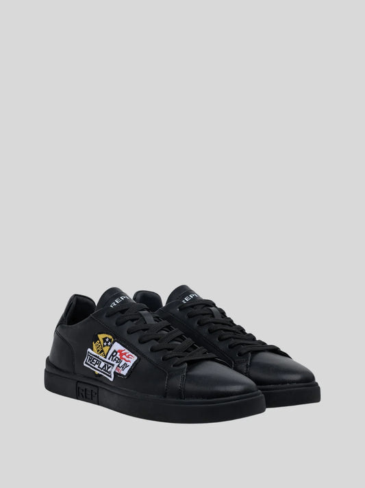 REPLAY SHOE POLYS M COMBO - BLACK
